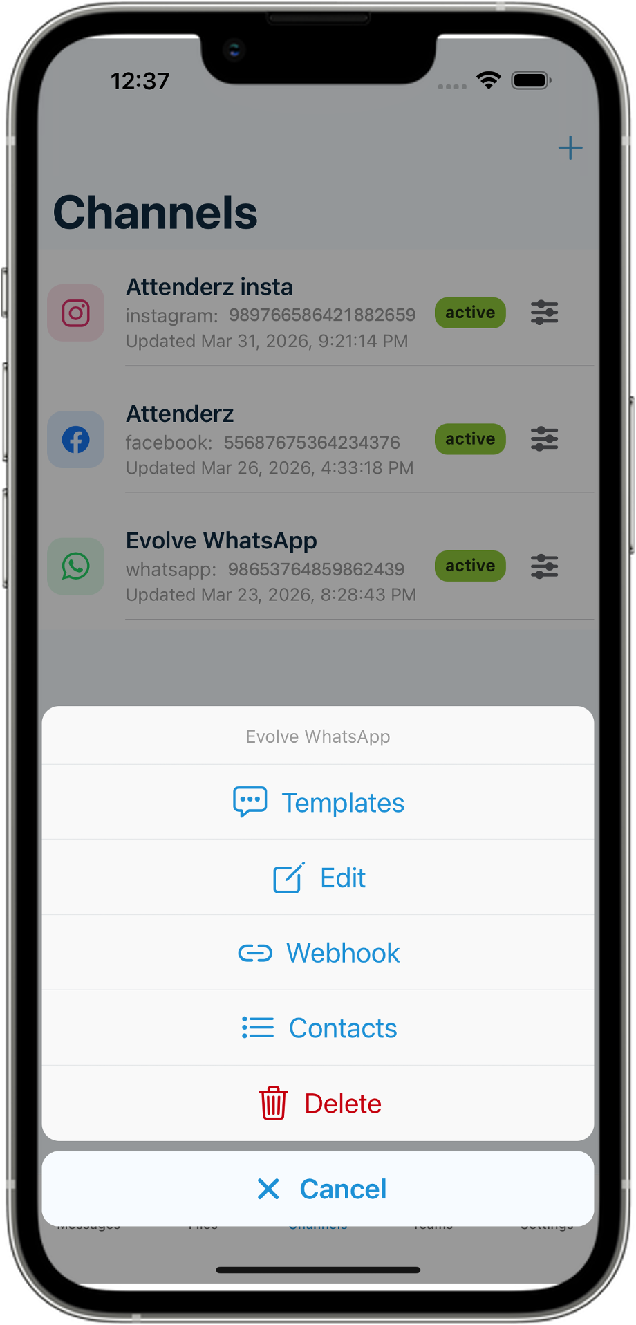 Digit-i mobile app - customer care tickets